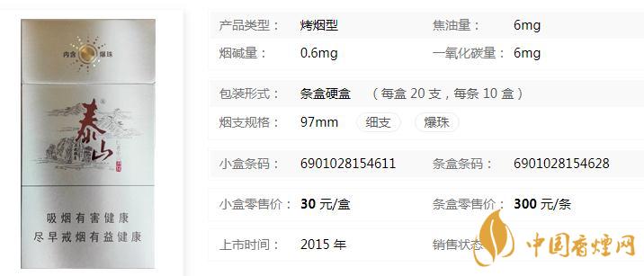 泰山儒風(fēng)細(xì)支多少錢一包 泰山儒風(fēng)細(xì)支的特點(diǎn)介紹